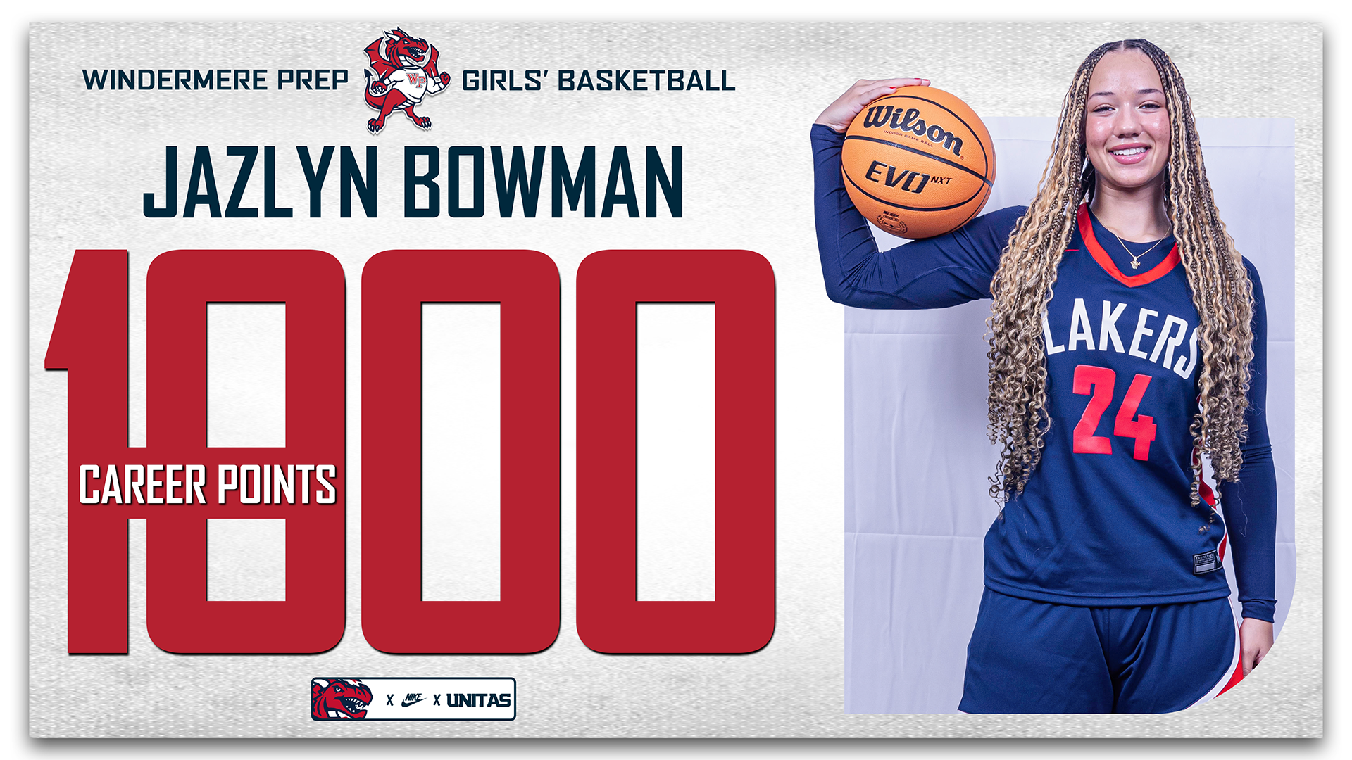 Jazlyn Bowman 1000 points