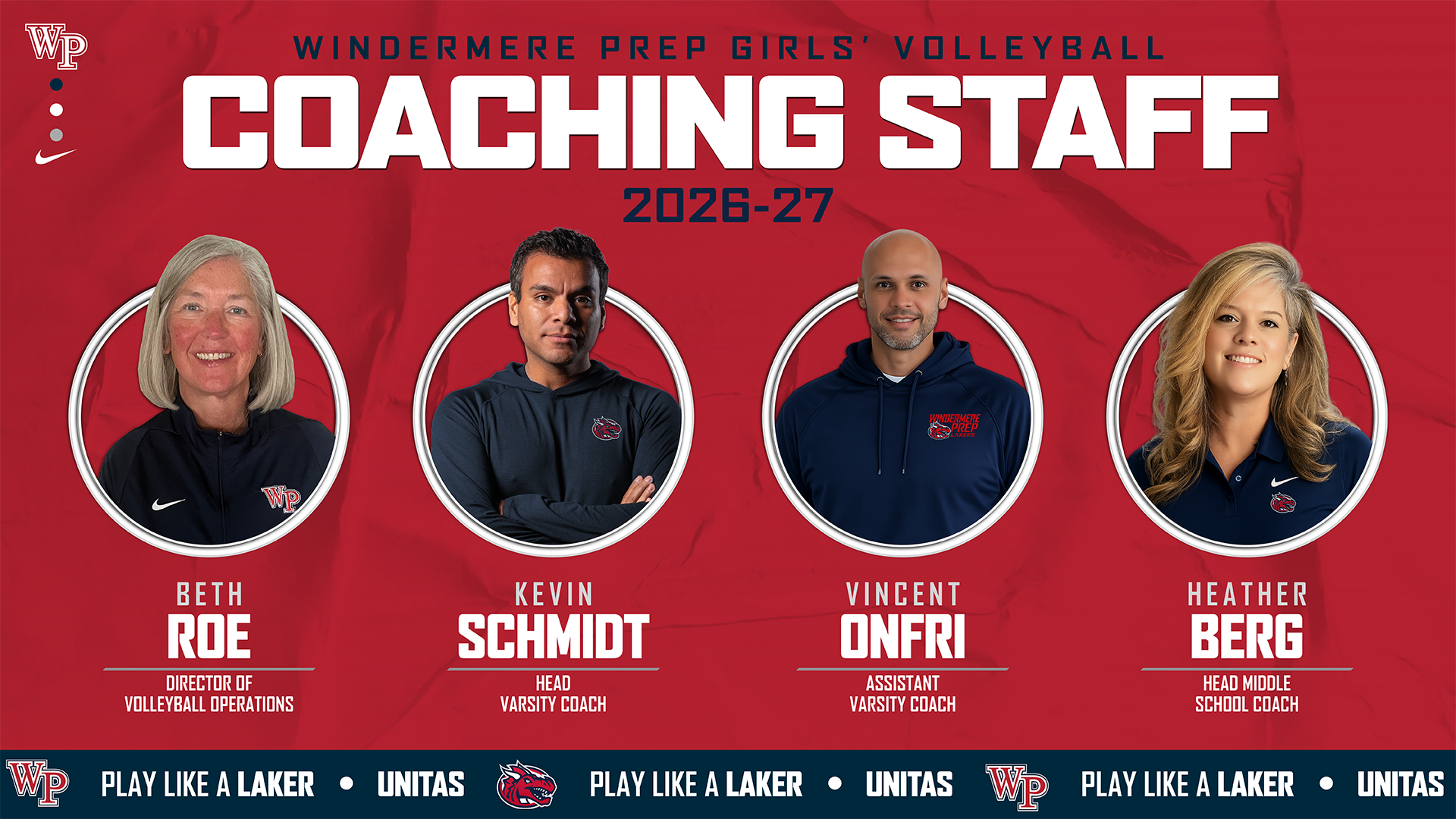 GVB Coaching Staff 2026