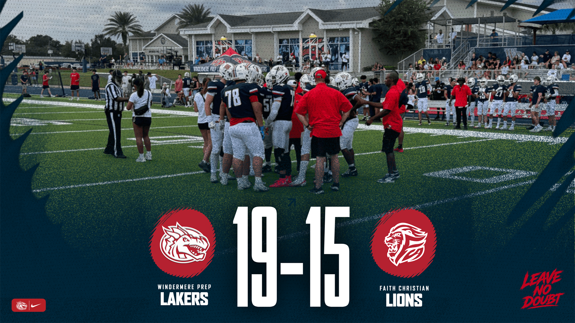 FB Win vs. Faith Christian 26
