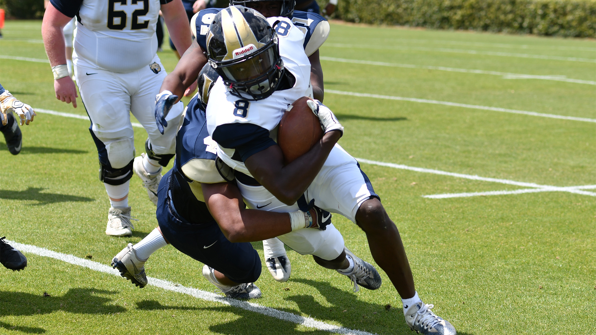 Offense edges defense 3832 in Wingate football spring game Wingate