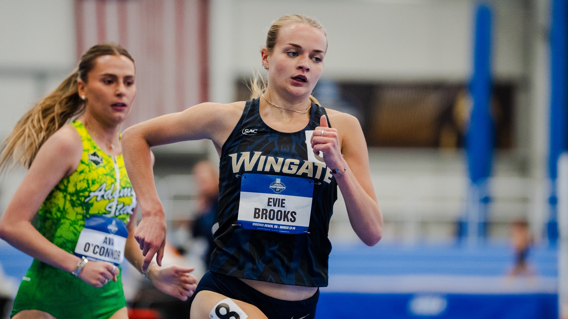 Evie Brooks mile Friday