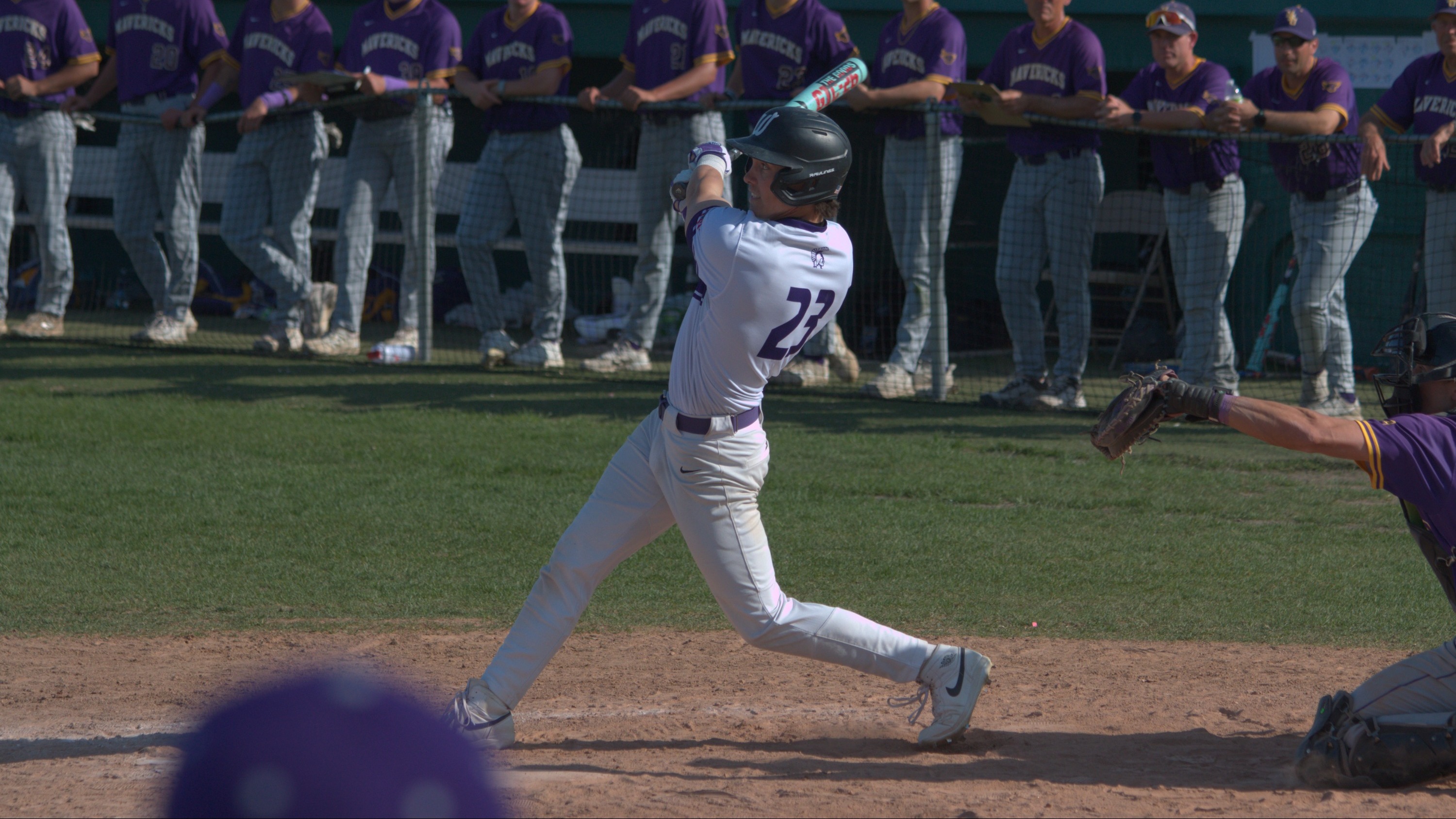 Harer home run swing