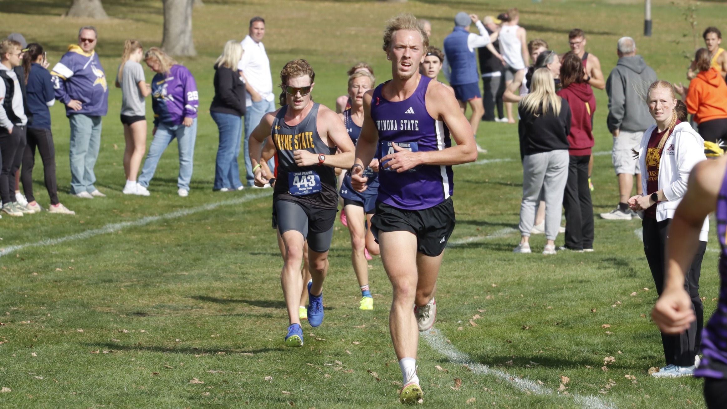 Winona State Cross Country racing