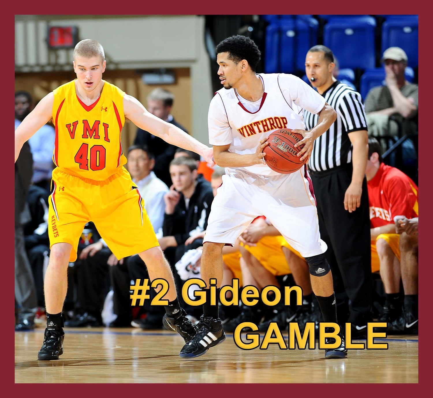 Gideon Gamble Men's Basketball Winthrop University Athletics