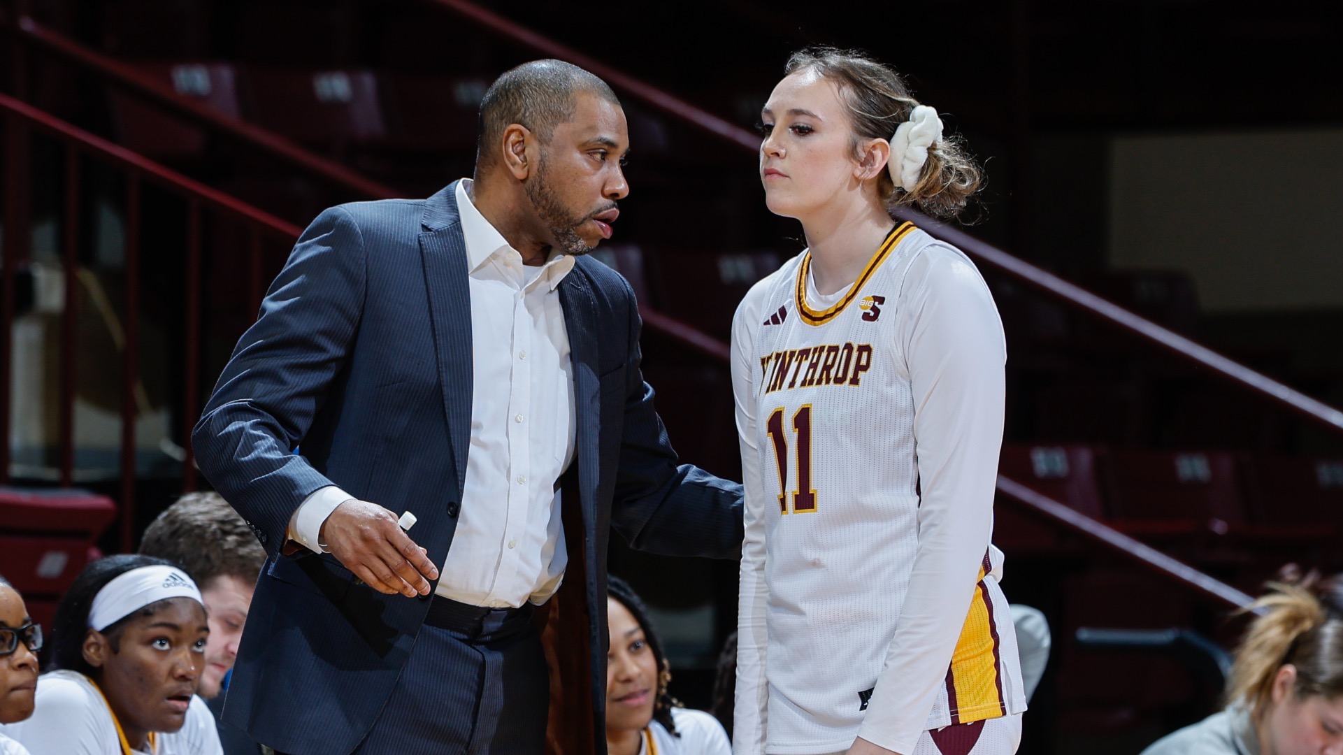 Winthrop takes on Presbyterian in Big South Conference basketball at Winthrop Coliseum on Wednesday, January 28, 2026 in Rock Hill, South Carolina.