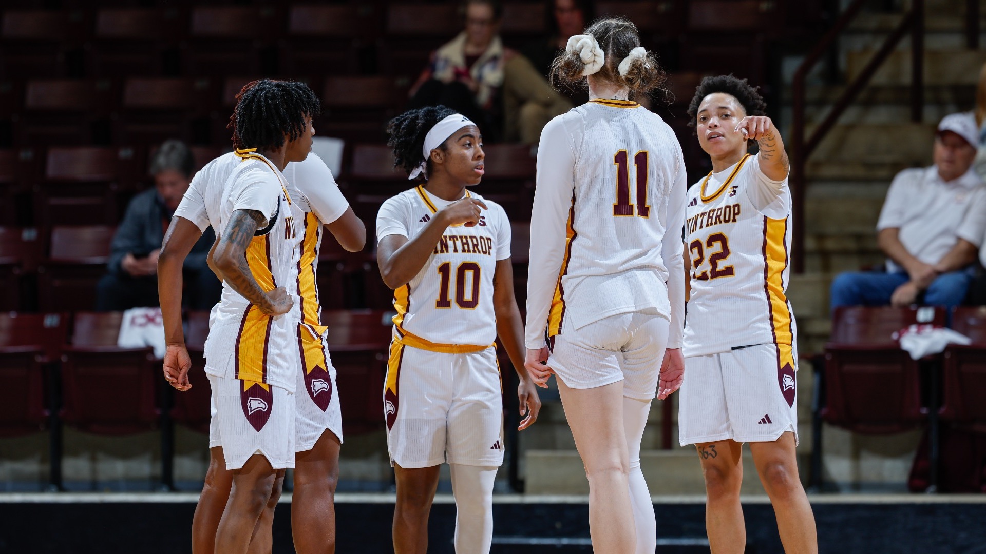 Winthrop takes on Presbyterian in Big South Conference basketball at Winthrop Coliseum on Wednesday, January 28, 2026 in Rock Hill, South Carolina.