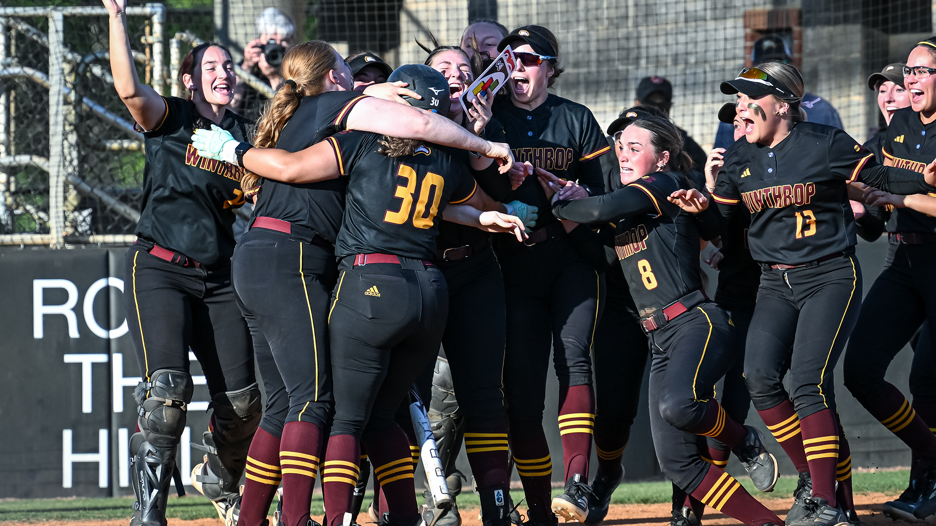 Softball Team Celebration