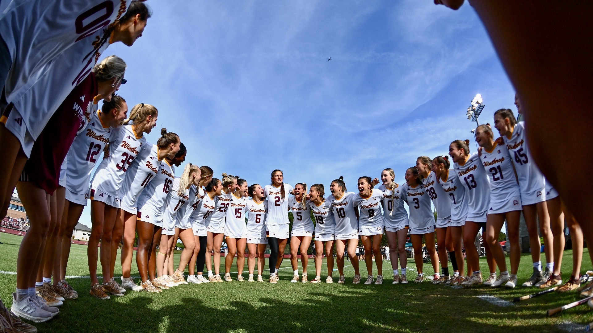 Winthrop takes on Wofford in Big South Conference women’s lacrosse action at Eagle Field on Wednesday, April 08, 2026 in Rock Hill, South Carolina. Credit - Tim Cowie/Tim Cowie Photography 
