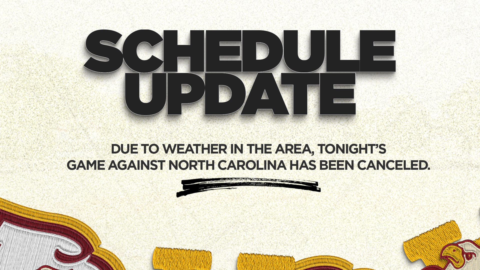 Baseball Schedule Update