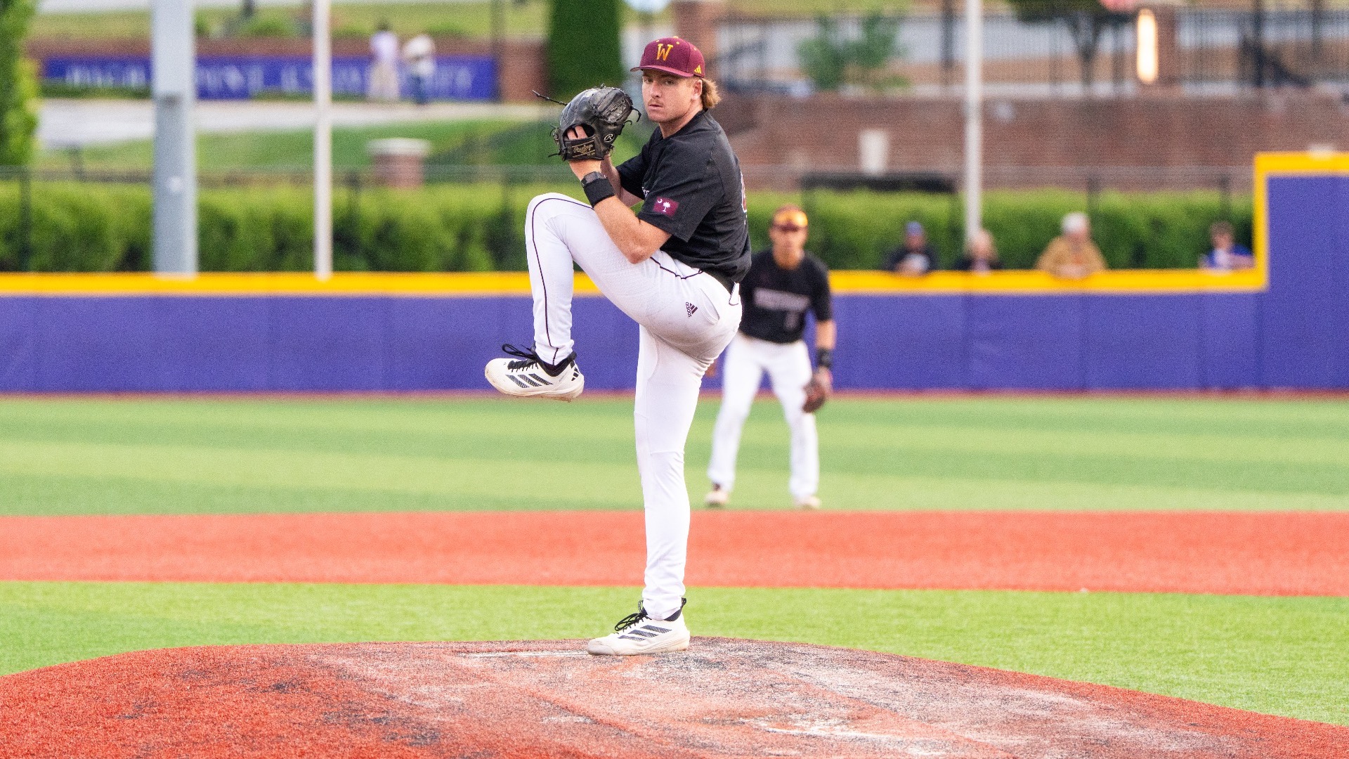 Brayden Gilley getting ready to pitch
