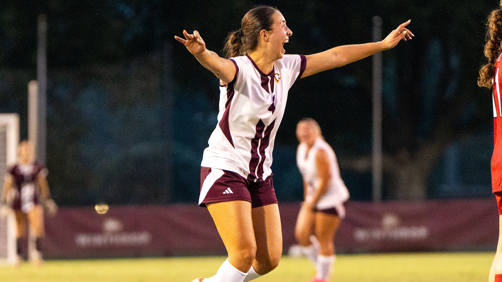 Mia Silber goal vs VMI