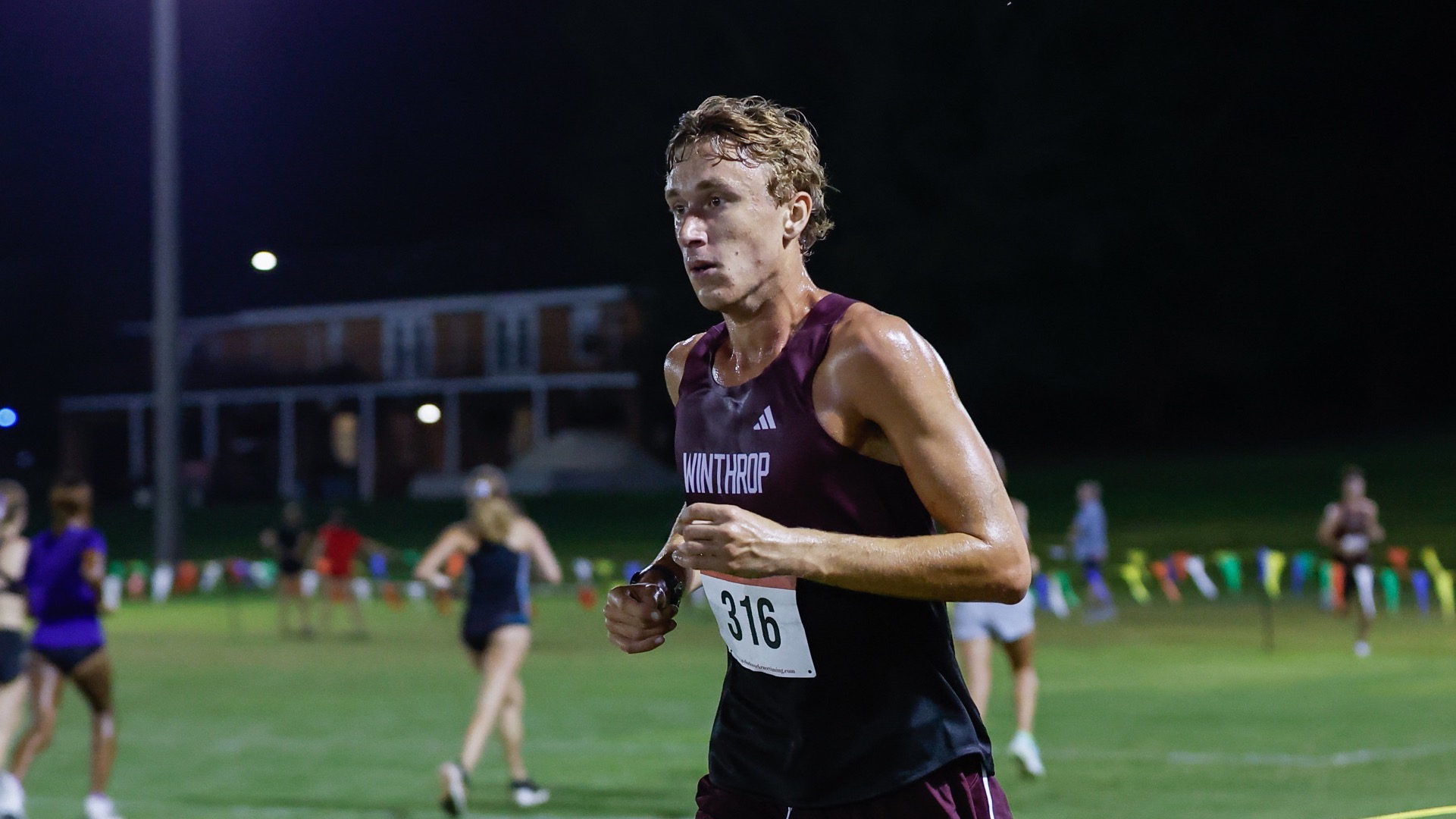 Teams participate in the Elon Opener at the Elon Cross Country Course on Friday, September 04, 2026 in Elon, North Carolina. Credit - Jeff Sochko/Tim Cowie Photography