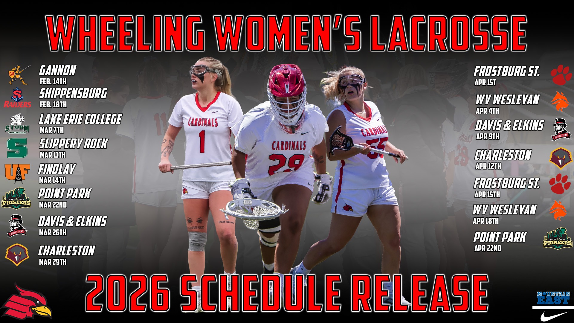 WLAX Schedule Release