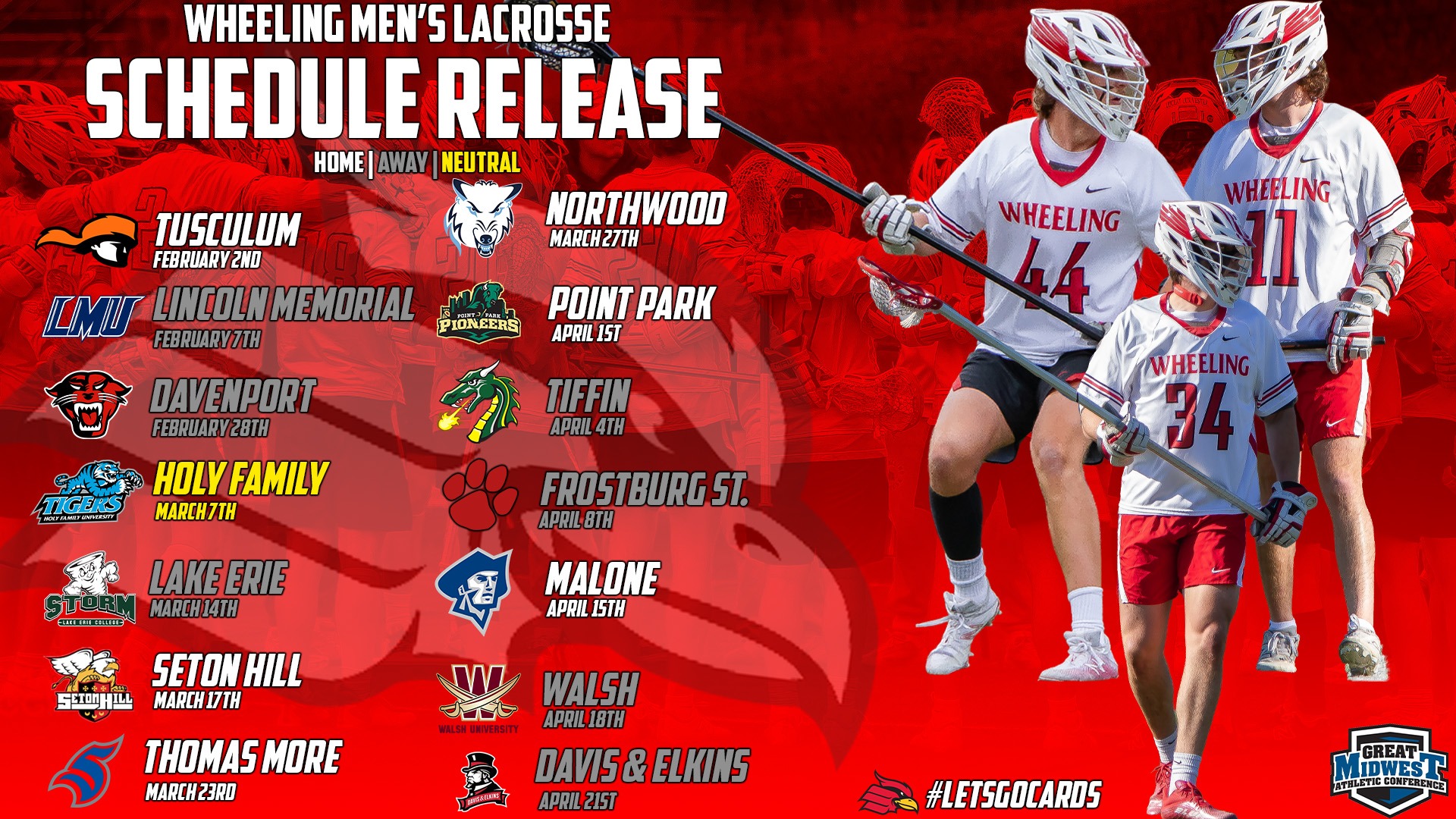 MLAX Schedule Release 