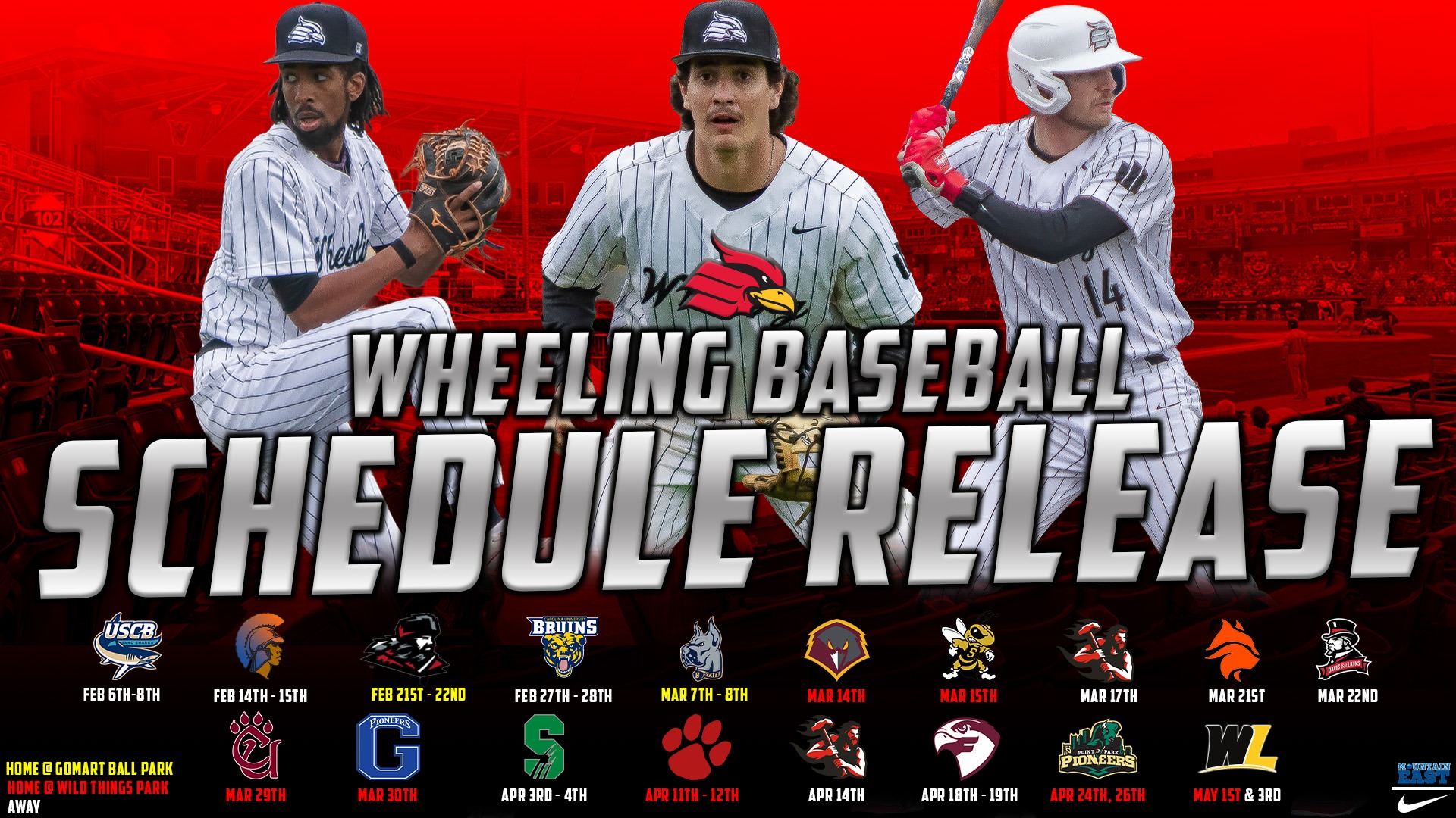 Schedule Release Baseball 2026