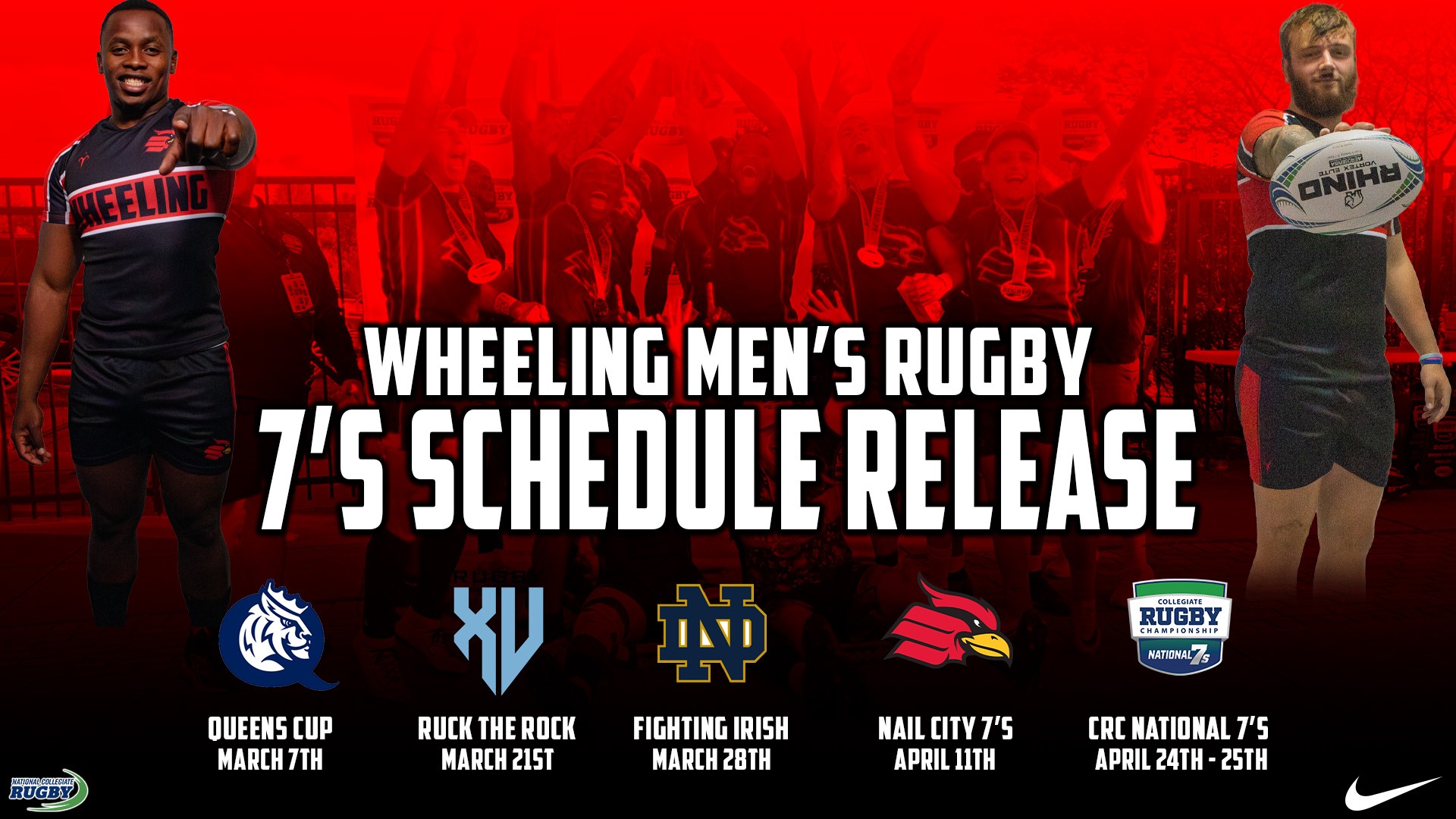 MRUGBY 2026 Spring Schedule