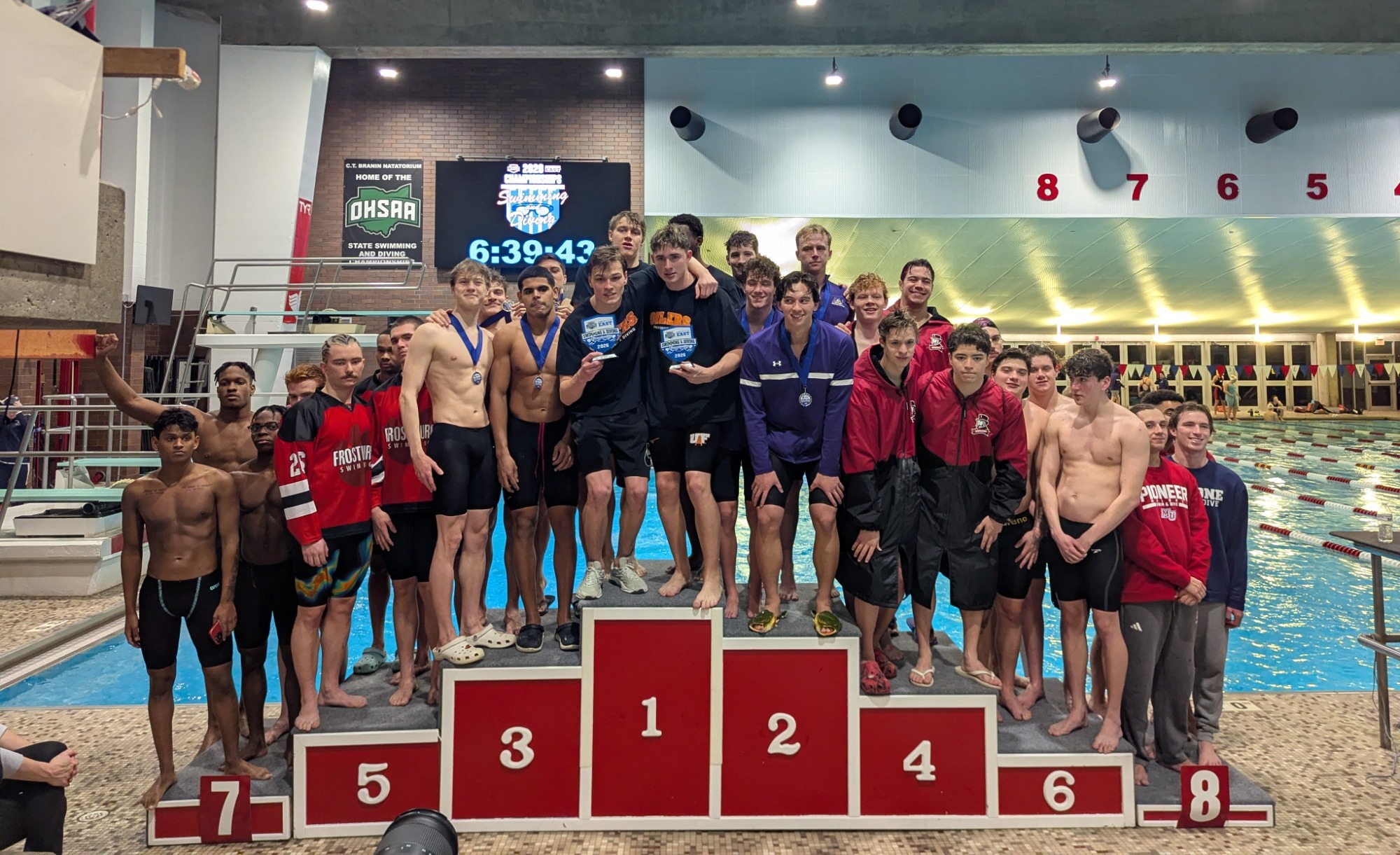 MSWIM 200 Medley Podium