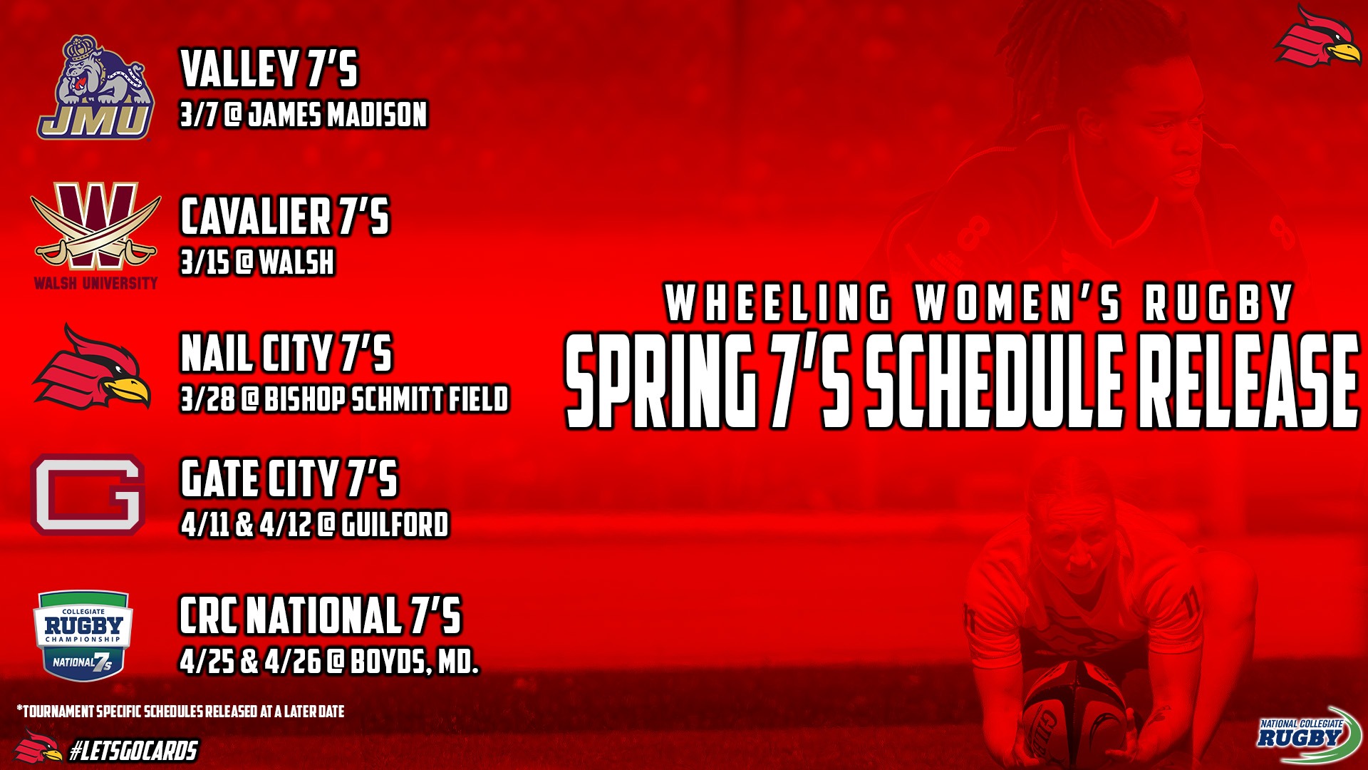 WRUGBY Schedule Release 26