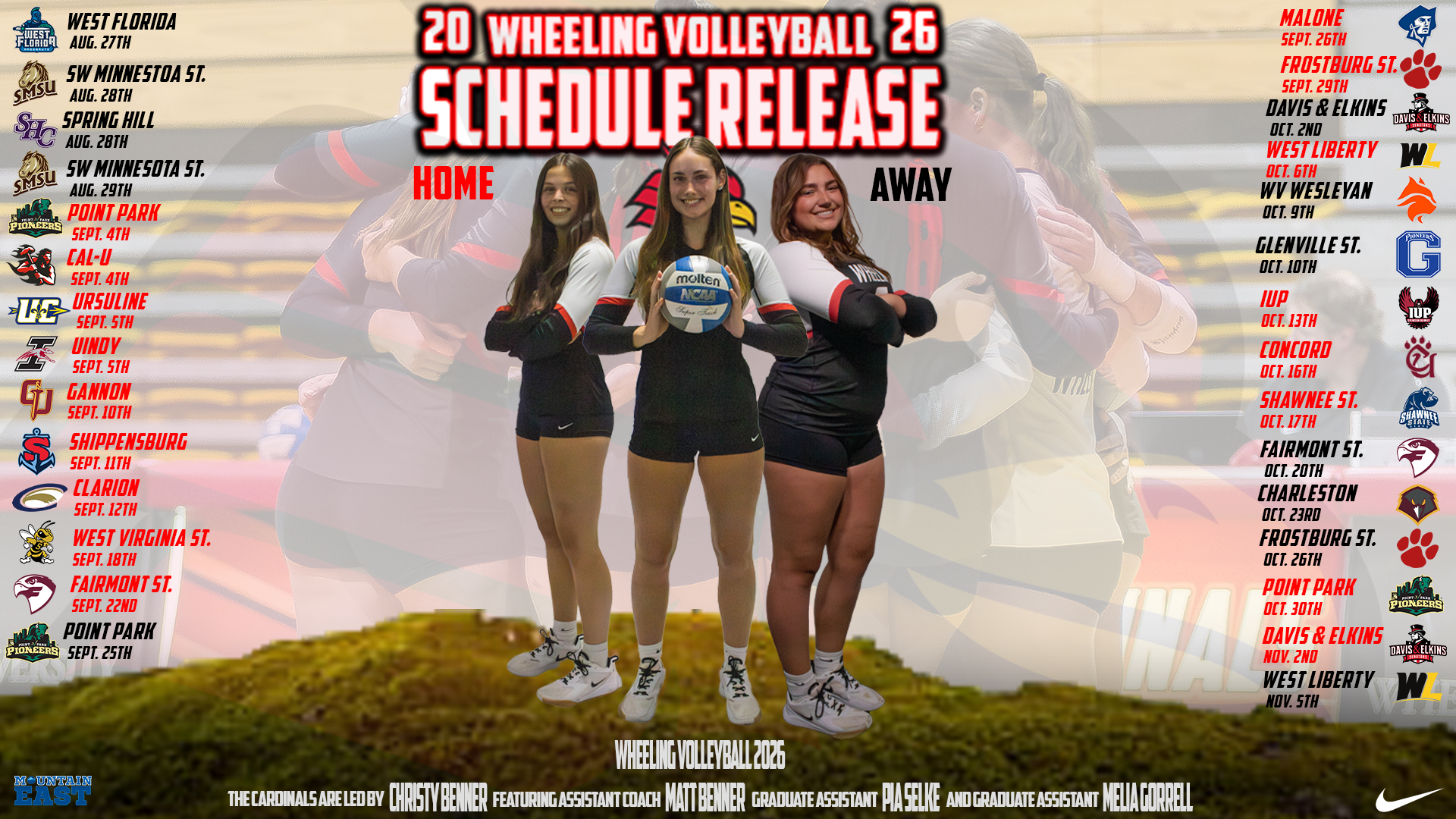 Volleyball Schedule Release Web