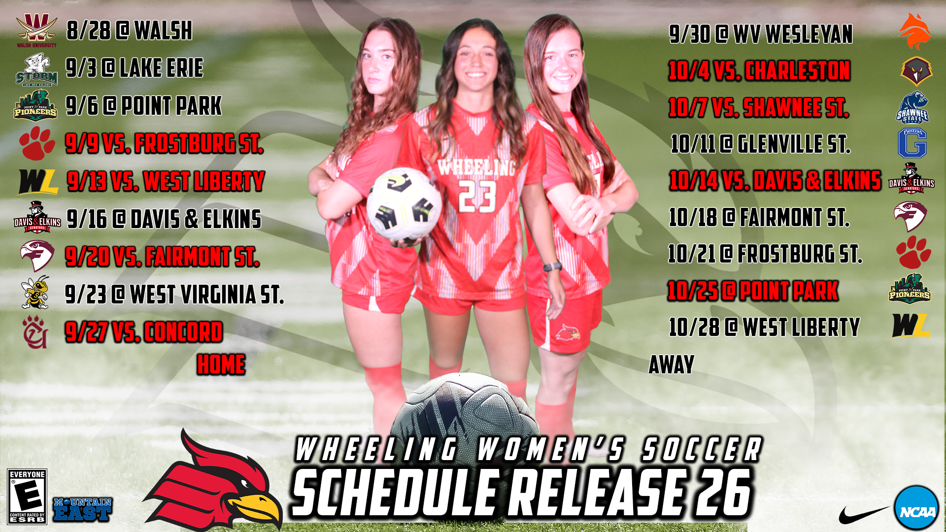 WSOC 2026 Schedule Release Web