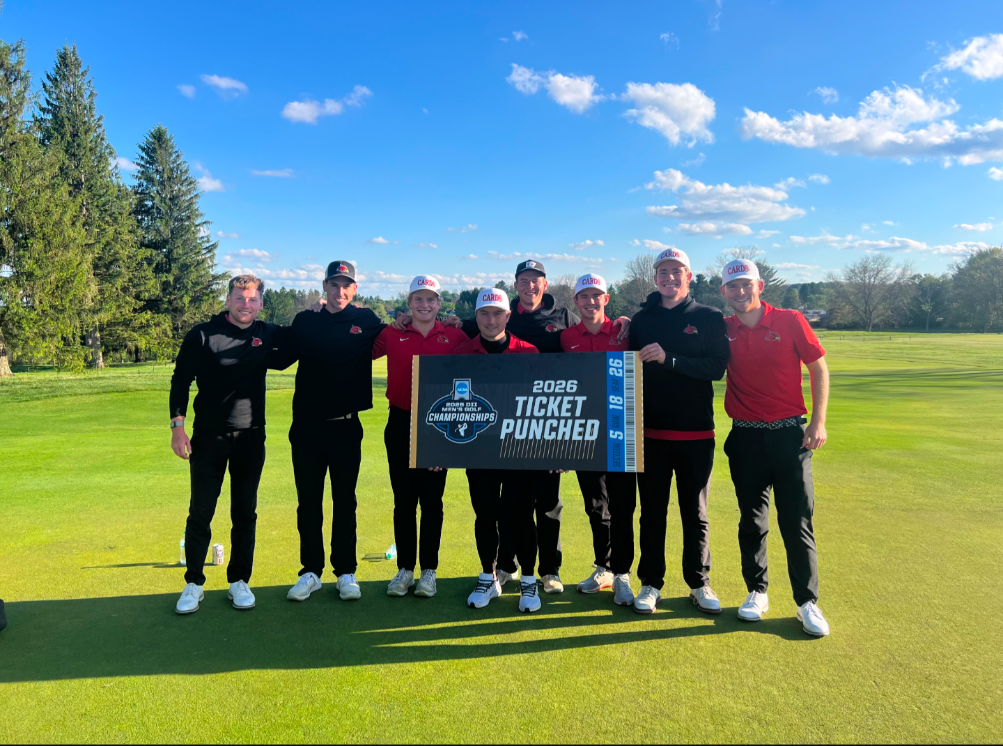 Men's Golf Ticket Punched