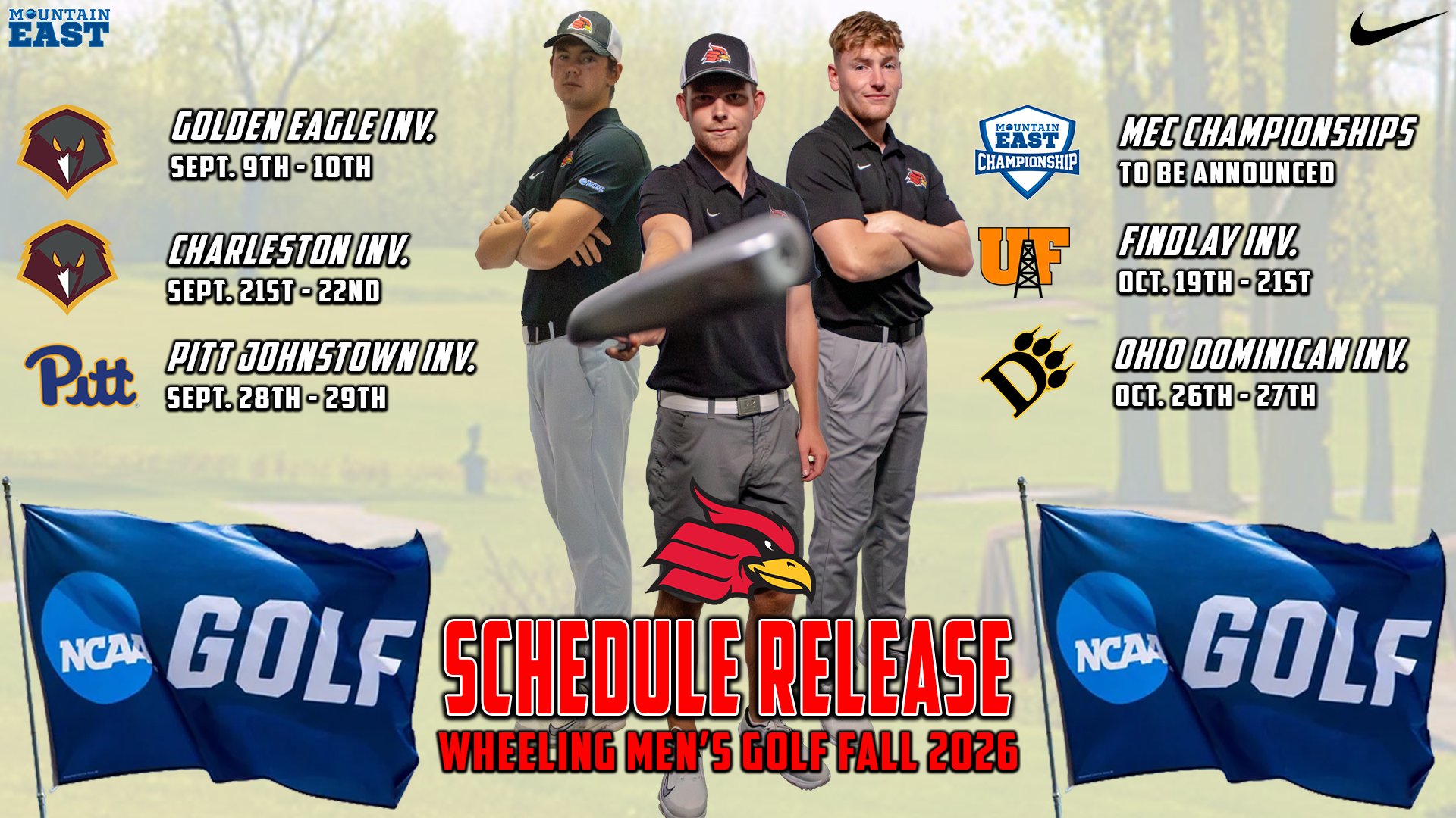 MGOLF Schedule Release