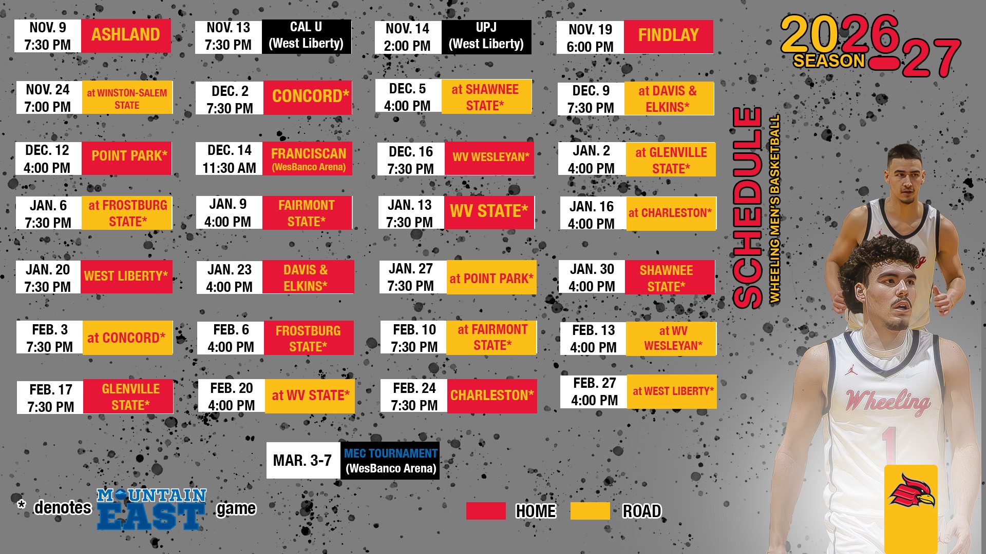 Men's Basketball 26-27 Schedule Release