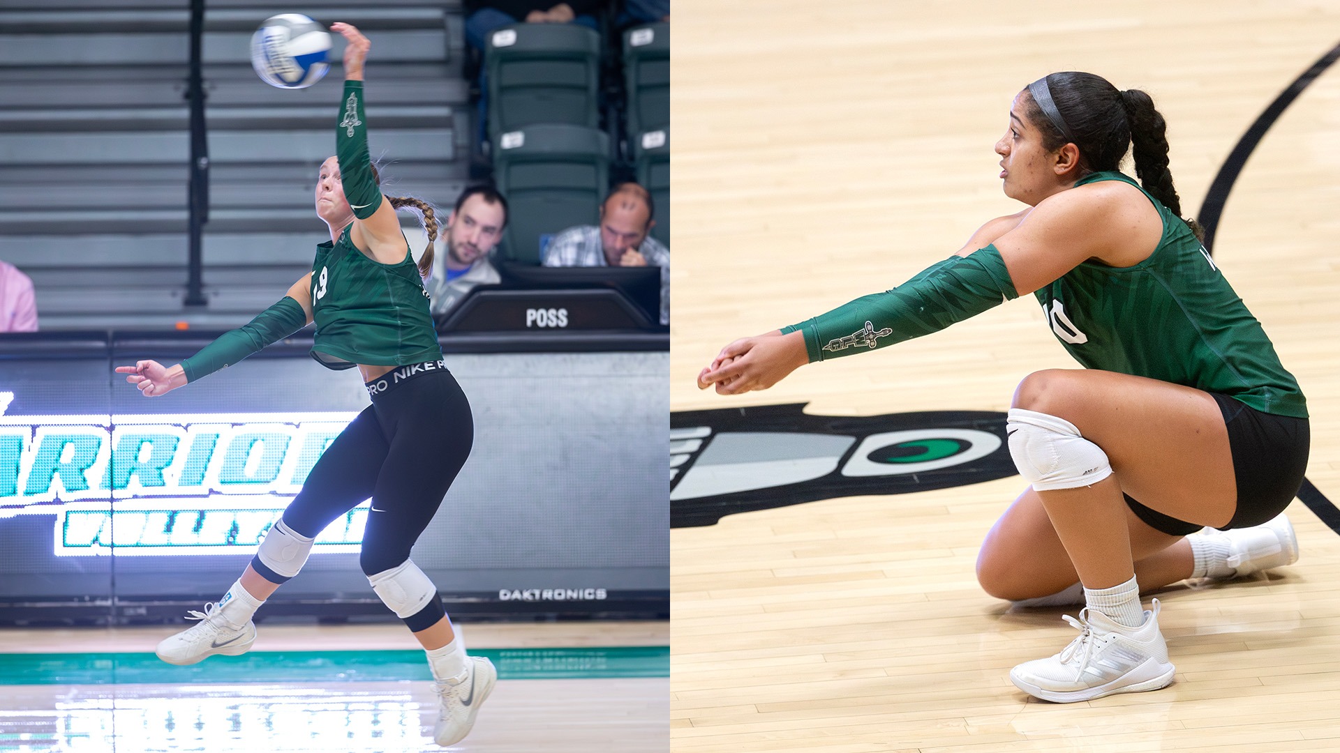 Seniors Lydia Biggin and Kayla Wigley