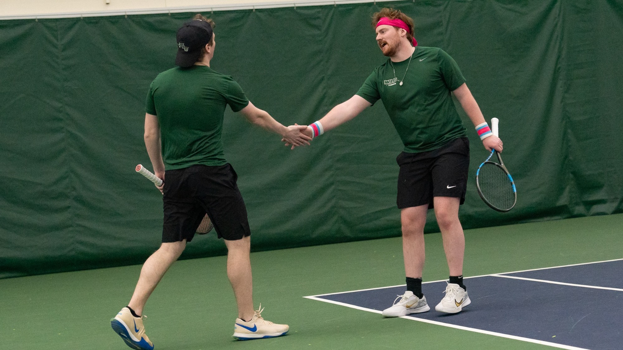 Senior Aidan Newberg and junior Connor Heezen