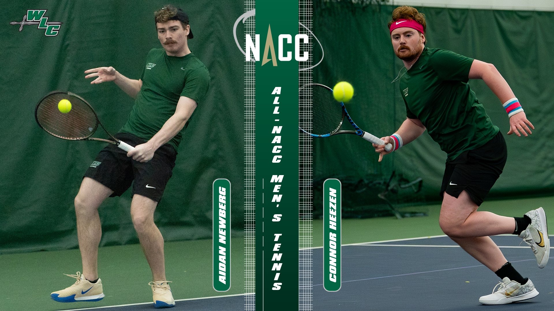 Senior Aidan Newberg and junior Connor Heezen