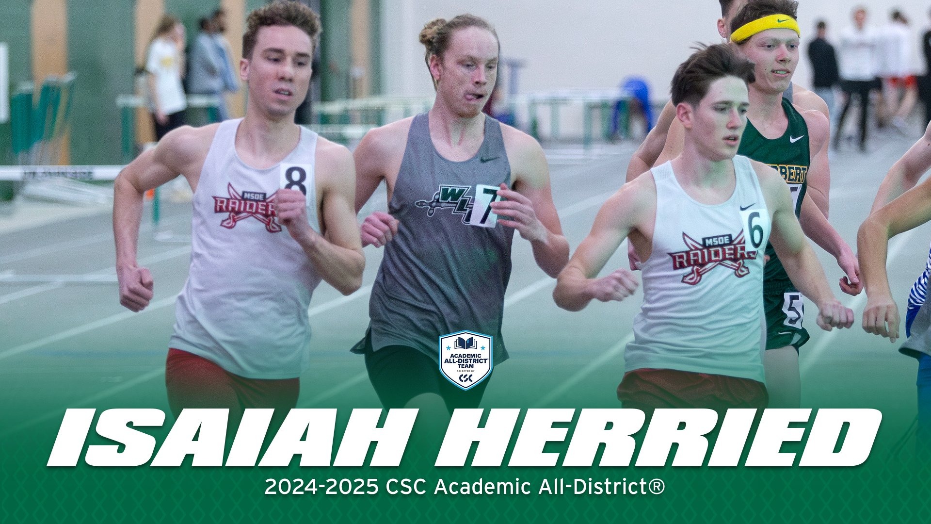 Isaiah Herried Has Been Named CSC Academic All-District® 
