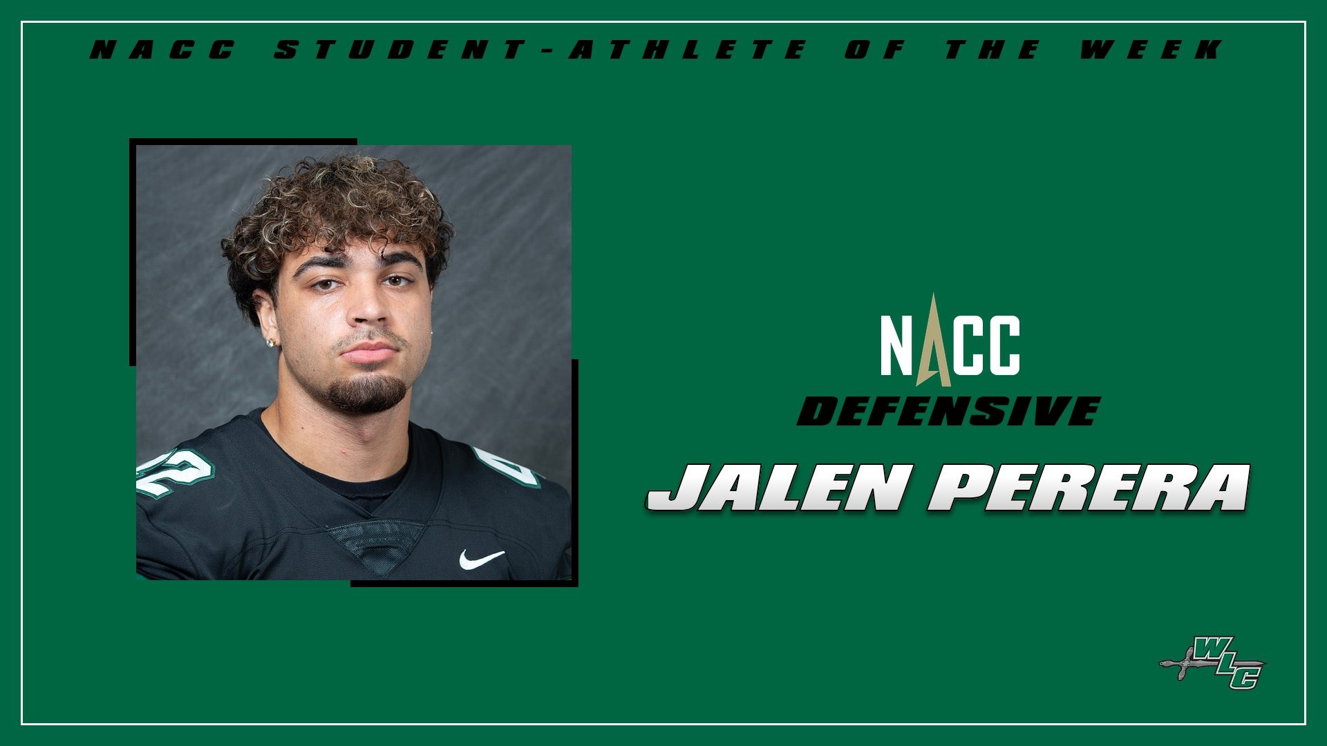 Jalen Perera Is The NACC Defensive Player Of The Week For A Second Time