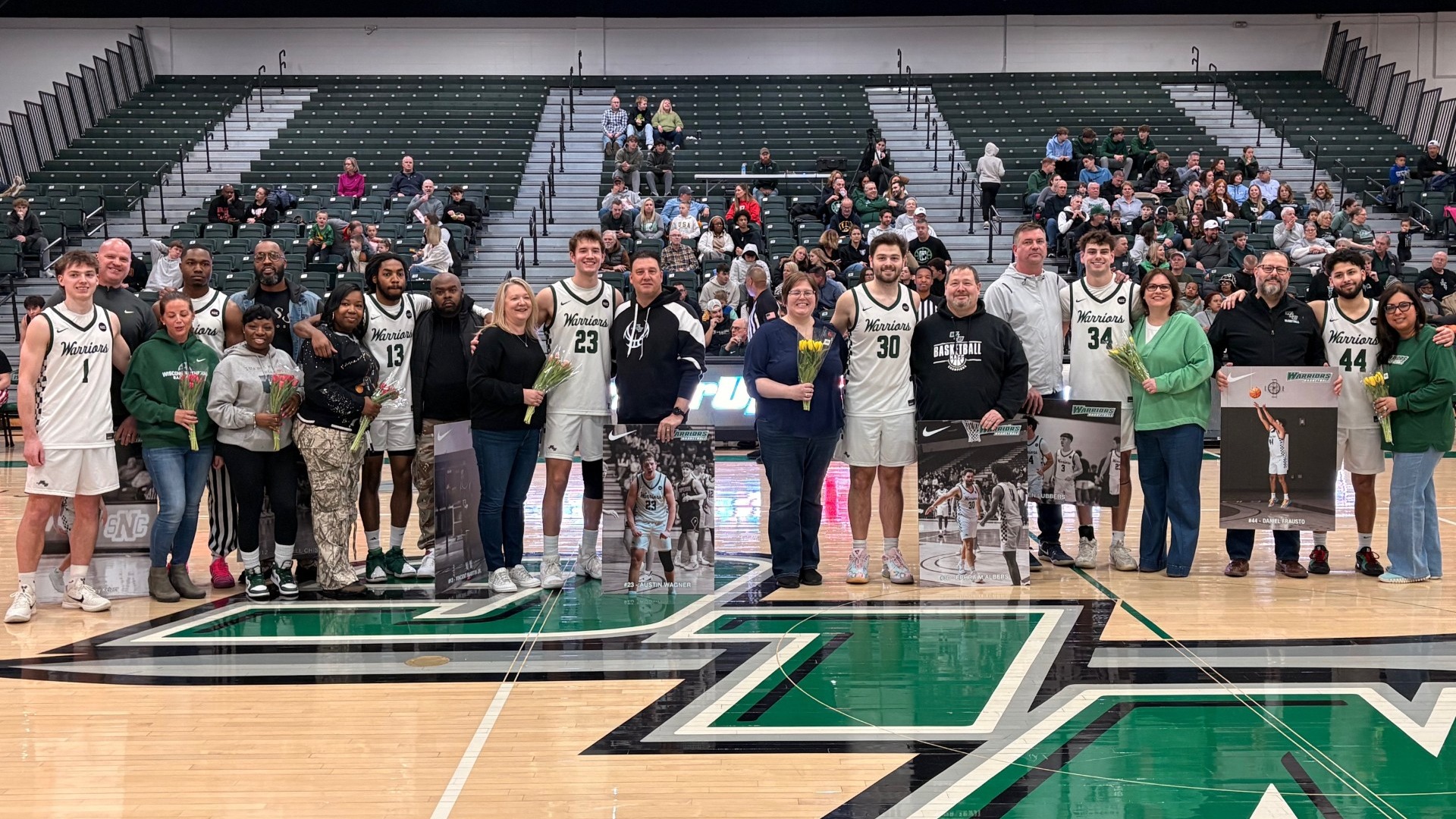 The Warriors Celebrated Senior Day On Saturday At Time Of Grace Center