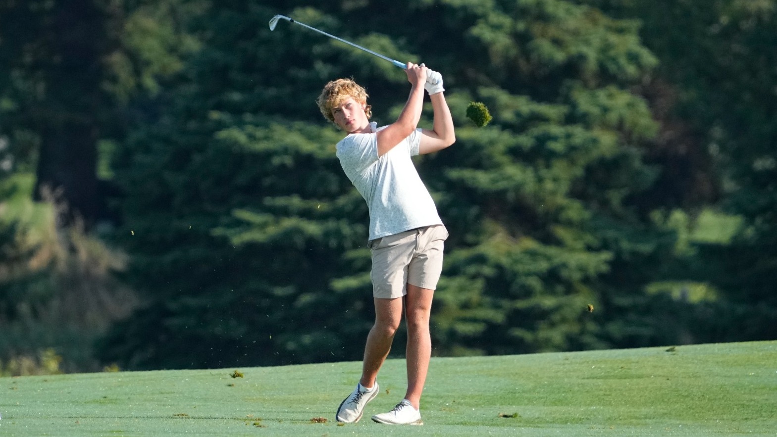 Freshman Braden Naumann