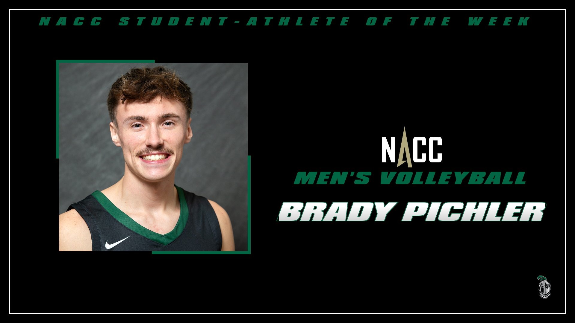 Brady Pichler Is The NACC Men's Volleyball Offensive Player Of The Week