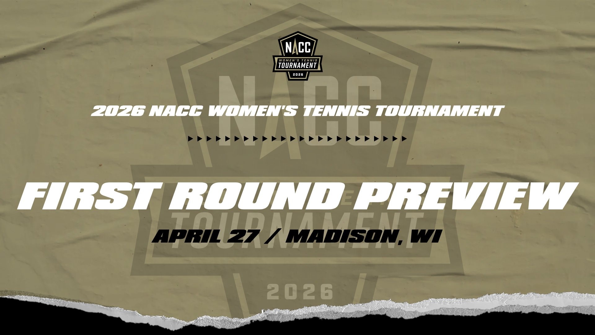 The Warriors Open NACC Tournament First Round Action On Monday