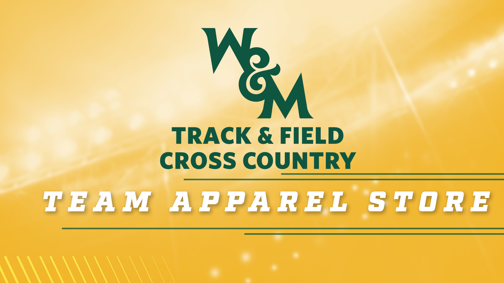 W&M Track & Field Online Team Apparel Store Now Open Until Oct. 31