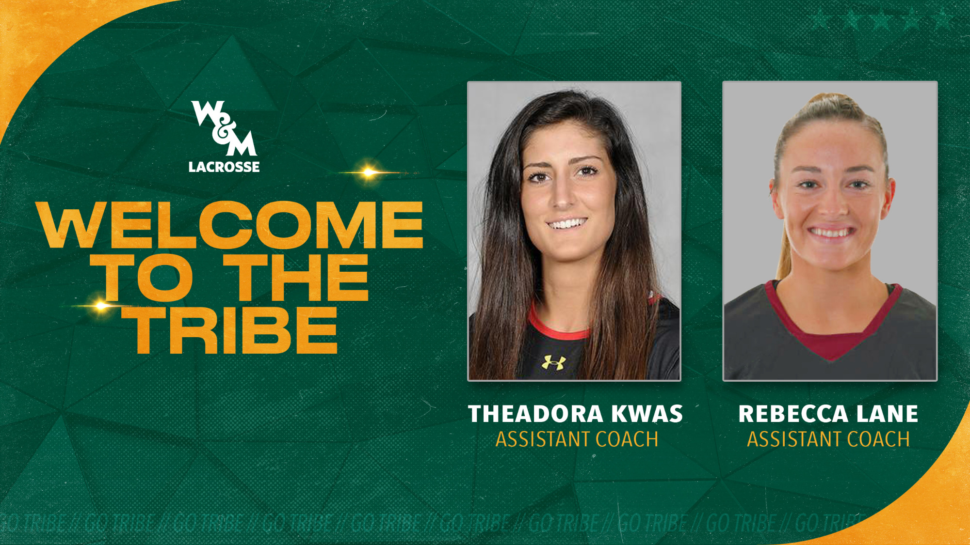 Rebecca Lane, Theadora Kwas Join W&M Lax Coaching Staff William