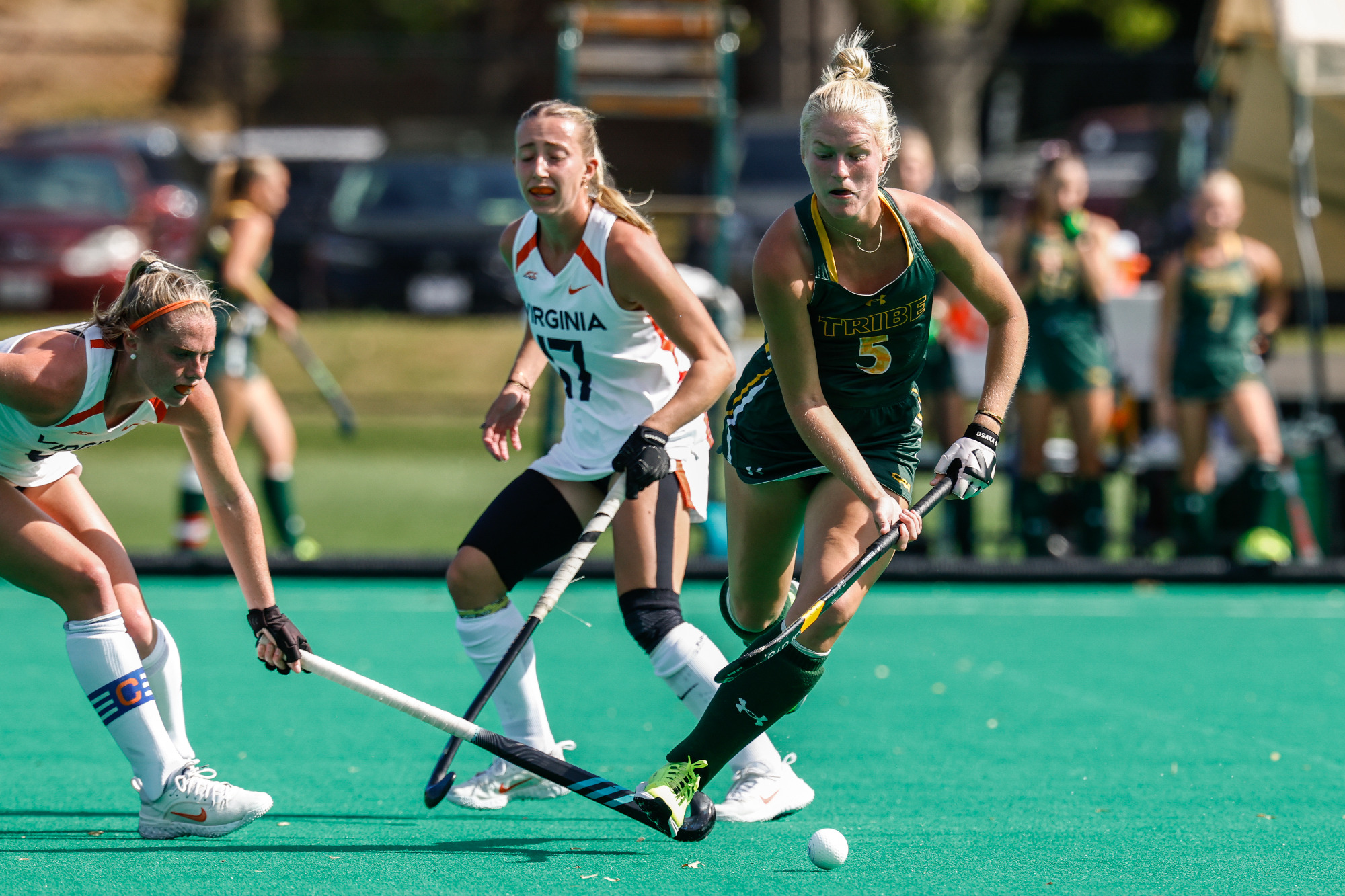 William & Mary field hockey celebrated Senior Day on Sunday afternoon at Busch Field before dropping a 5-0 decision to No. 3-ranked Virginia.
