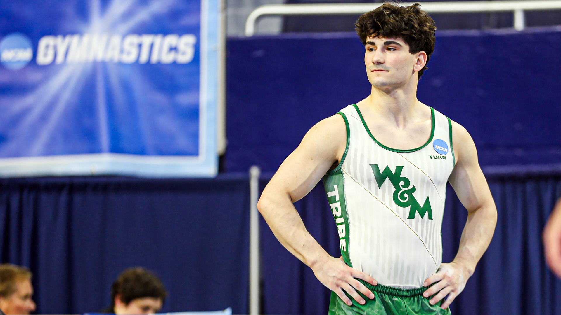 Evan Wilkins prepares to compete at the 2025 NCAA Championships