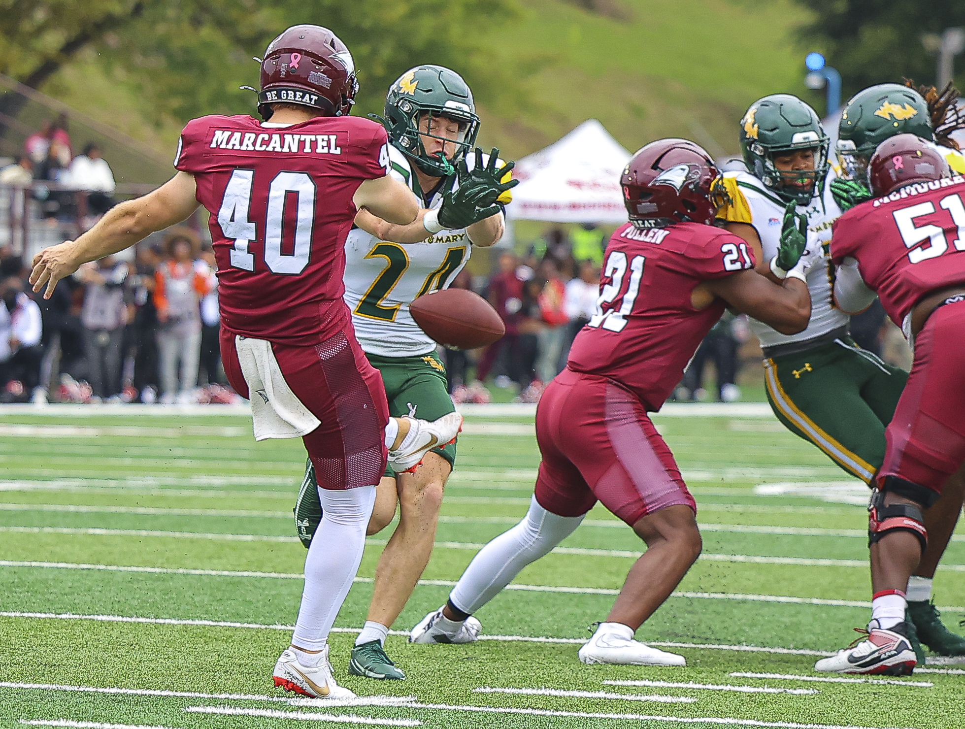 Tribe Defeats UNCC 17-14