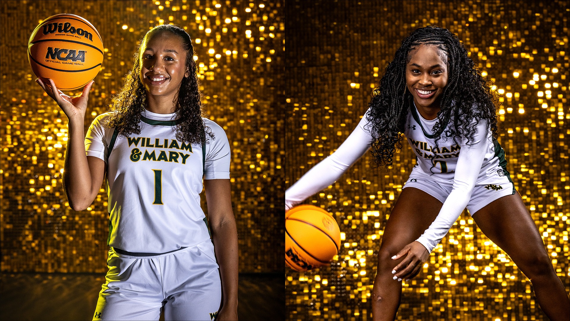 Cassidy Geddes and Monet Dance posing during media day