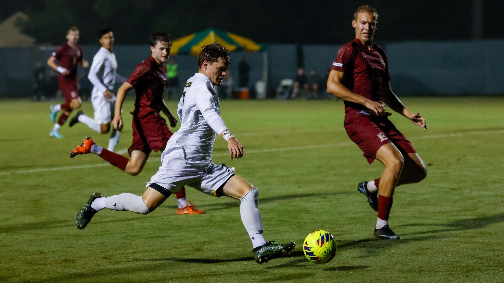 Aidan Gatchell competing for the Tribe vs. Elon