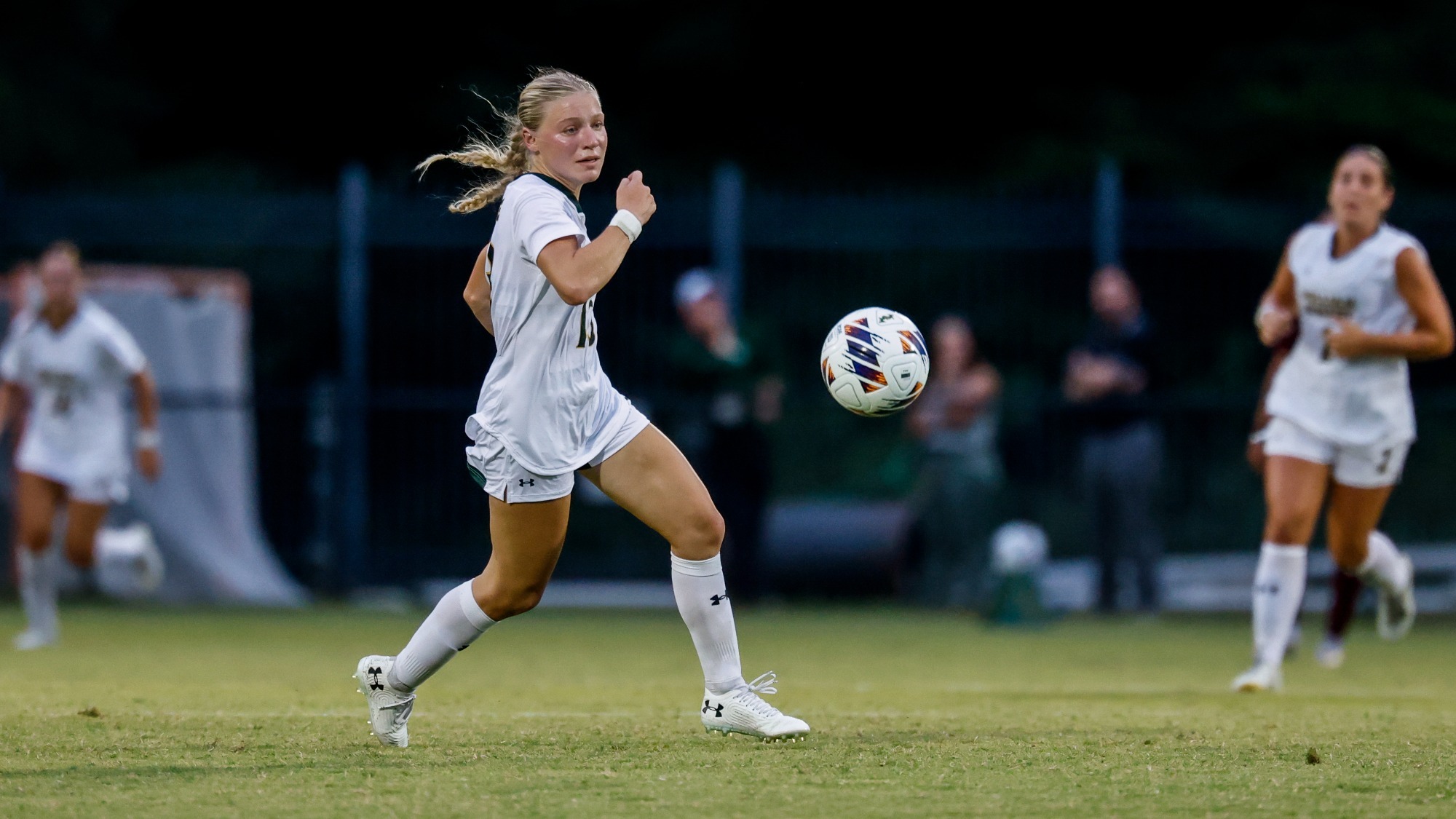 Ava Magnuson competing against Virginia Tech