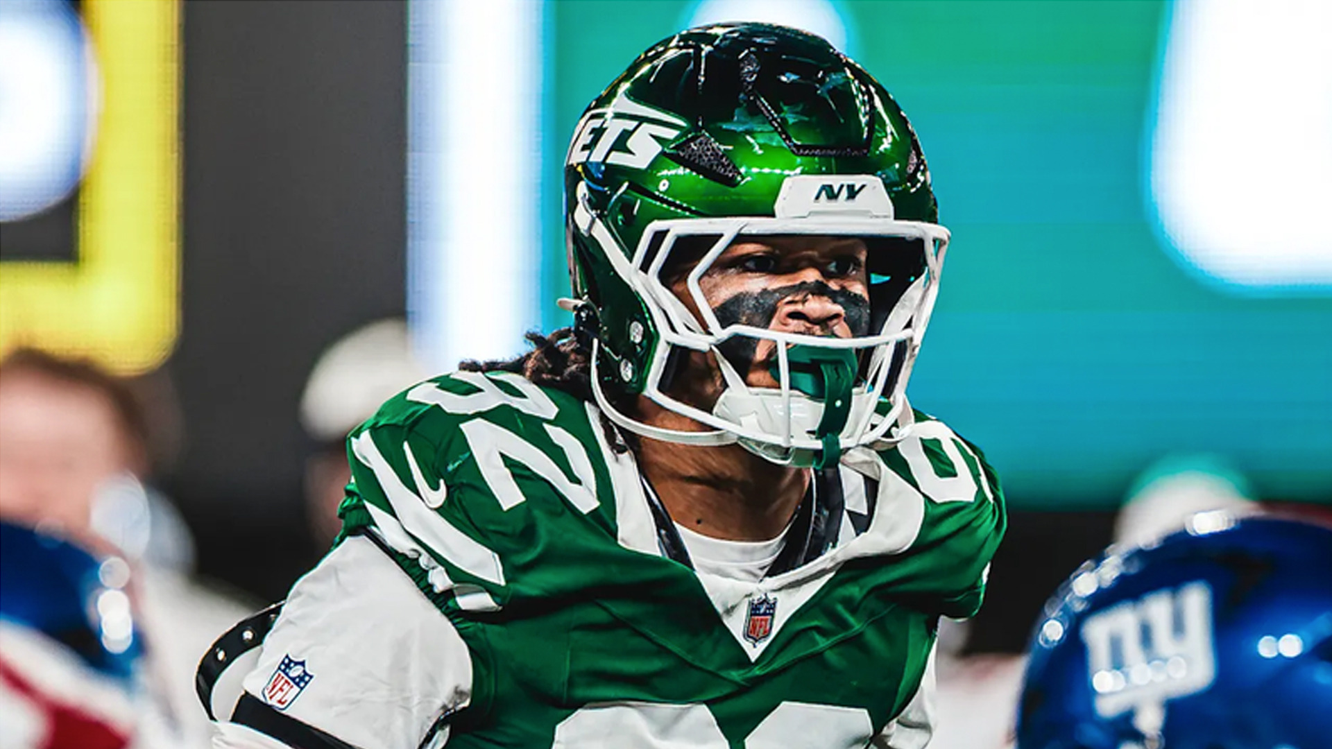 Nate Lynn New York Jets action photo