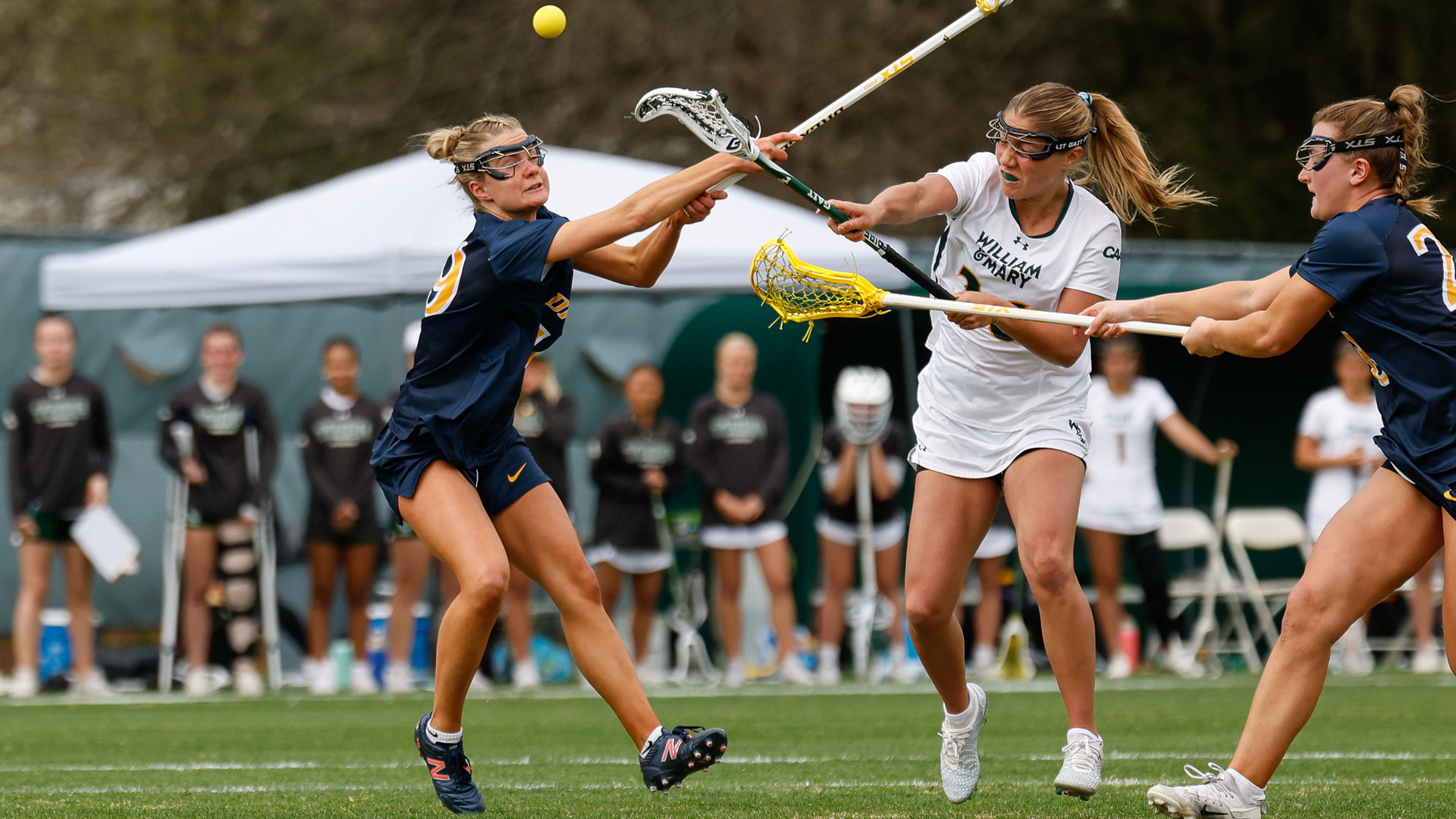 Mila Millhouse attempts a shot against Drexel at Martin Family Stadium