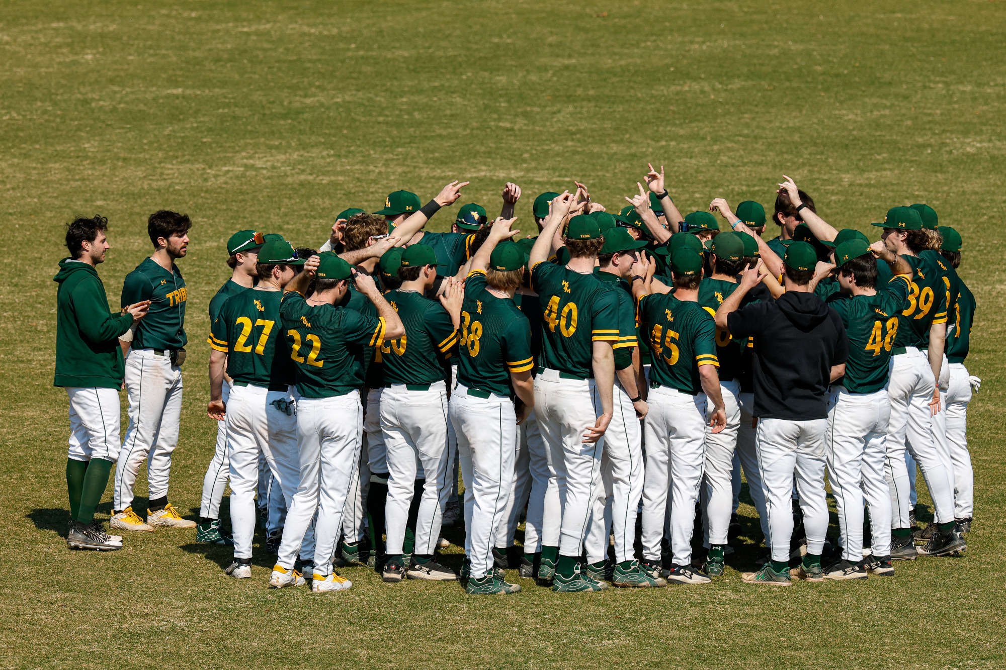  William & Mary baseball capped off a dominant weekend sweep as it pounded out a dozen hits in a 12-5 win over Lafayette on Sunday afternoon at Plumeri Park.