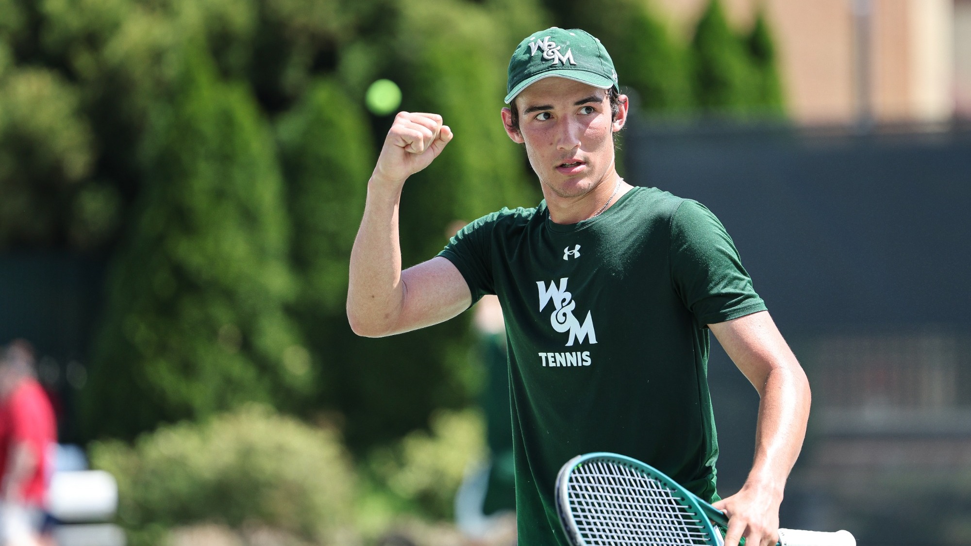 Austin Cohen celebrating after a point