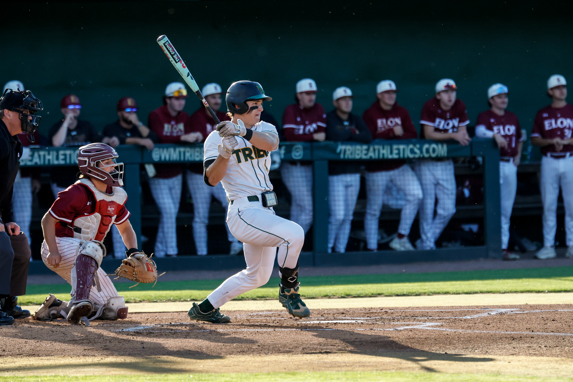 WILLIAMSBURG, VA - In a 12-inning marathon, Willam & Mary out-lasted Elon on a walk-off home run from Jamie Laskofski, 2-1, on Friday night at Plumeri Park.