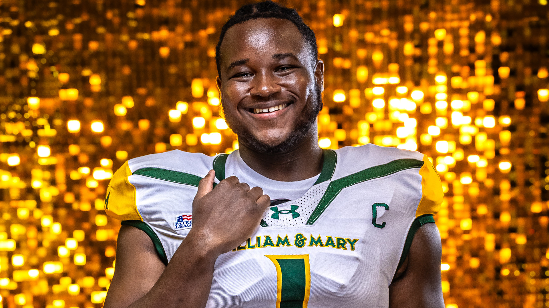 Davin Dzidzienyo smiling during a photo day photo
